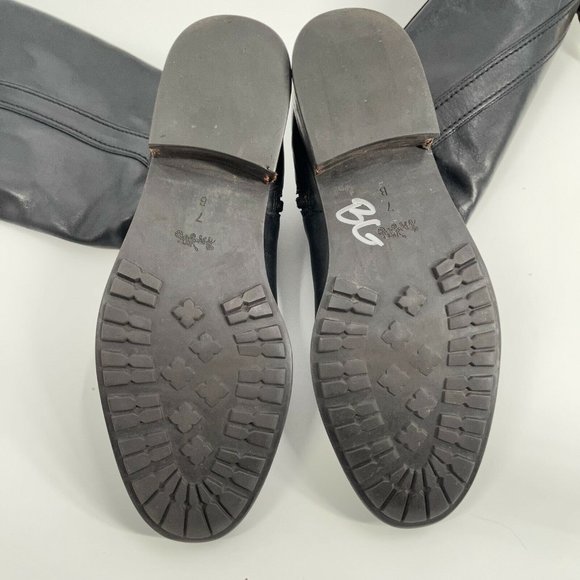 Coach Easton Black Leather Boots Sz 7 Riding - Picture 10 of 10